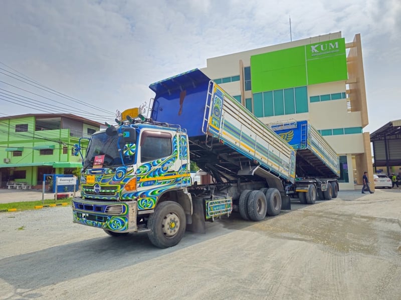 🔥สิบล้อดั้มพ์ HINO FM1A 344 แรง ปี 2556 (3163,3164)