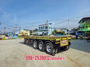 หางพื้นเรียบ สามเพลา อู่ BPT ปี 2558(7339)