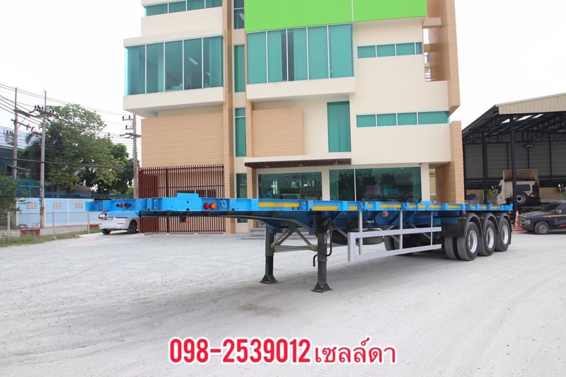  หางพื้นเรียบ สามเพลา อู่  CIMC ปี 2564(8294)
