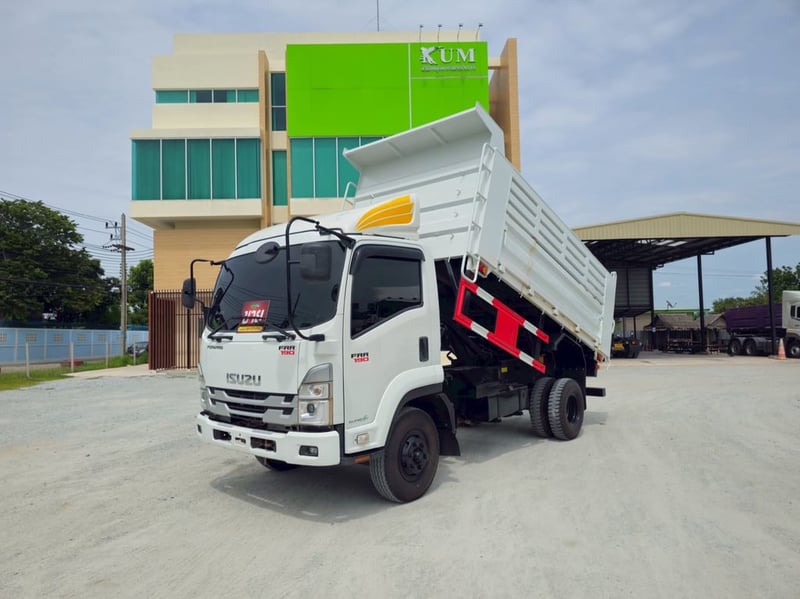 🔥ฟรีเก็บงานสวยให้ 🔥ฟรีนางใหม่ 6เส้น หกล้อดั้มพ์ ISUZU FRR 190 แรง ปี 2565(0522