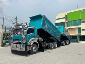 🩵สิบล้อดั้มพ์แม่ลูก🩵 ISUZU FXZ 360 แรง ปี 2565(1245,1246)