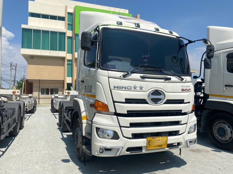 🔥มือเดียวป้ายแดง 🔥เลขไมล์ 100,xxx สิบล้อหัวลาก HINO FM1A 344 แรง ปี 2566(2517)
