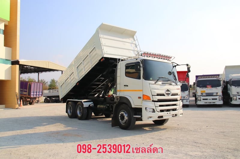 สิบล้อดั้มพ์ HINO FM1A 344 แรง ปี 2565 💥ฟรียางใหม่ 10เส้น(2753)