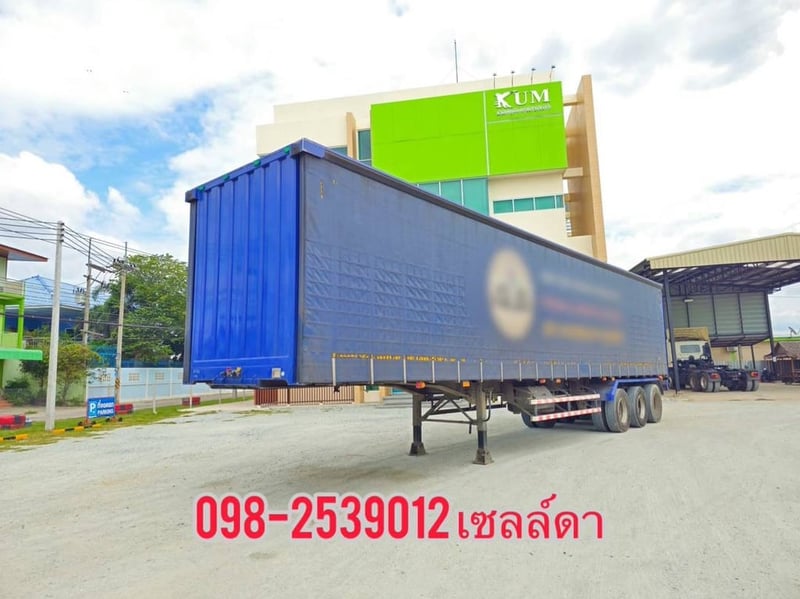 หางตู้ผ้าใบ สามเพลา อู่สามมิตร ปี 2565(0160)