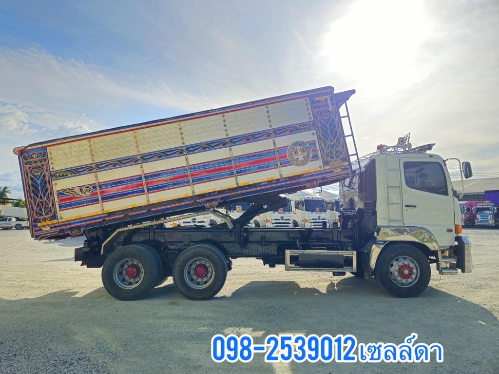 🔥สิบล้อดั้มพ์  HINO FM1A 344 แรง ปี 2560(7825)