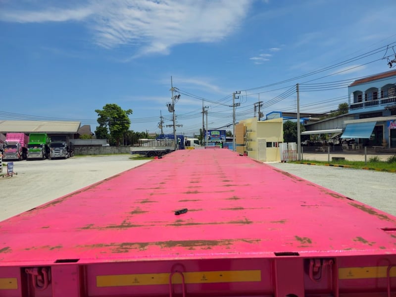 หางพื้นเรียบ สามเพลา อู่เดอะซัน ปี 2565 (0376)