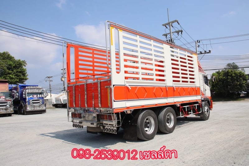 🩵 สิบล้อคอก HINO FL8J 260 แรง ปี 2559 (2895)