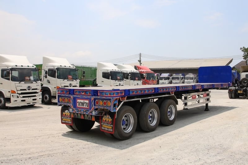 หางพื้นเรียบ สามเพลา อู่ CTT ปี 2565 (1885)