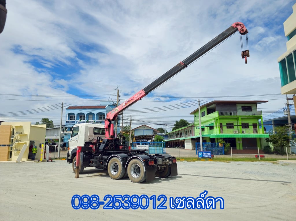 สิบล้อหัวลากติดเครน HINO FM1A 344 แรง ปี 2562(0293) สิบล้อหัวลากติดเครน HINO FM1A 344 แรง ปี 2562(0293)