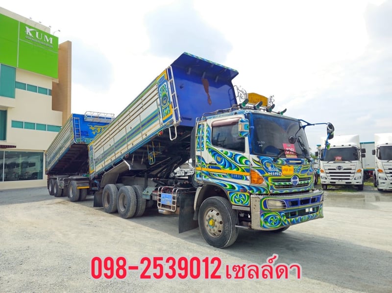 🚨Sาคาตัด 1,390,000 -🚨 สิบล้อดั้มพ์ HINO FM1A 344 แรง ปี 2556( 3163,6164)