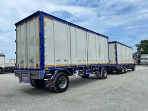 สิบล้อตู้สิบบาน HINO  FL8J 260 แรง ปี 65+หางตู้สิบบาน สองเพลา อู่สมศักดิ์ บอดี้คาร์  ปี 65 🔰ยางใหม่ 10 เส้น 🔰เครื่องเดิม เกียร์เดิม ไม่มีชนหนัก (7642 7643)