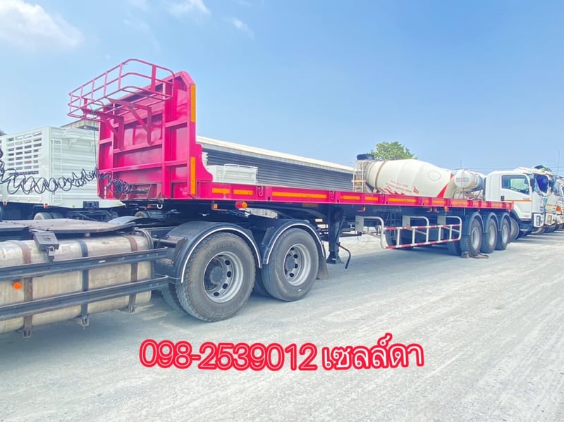 💚หางพื้นเรียบ สามเพลา อู่พนัส ปี 2565 (2254)