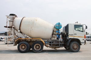 สิบล้อโม่ปูน HINO FM1A 330 แรง ปี 2556(9081)