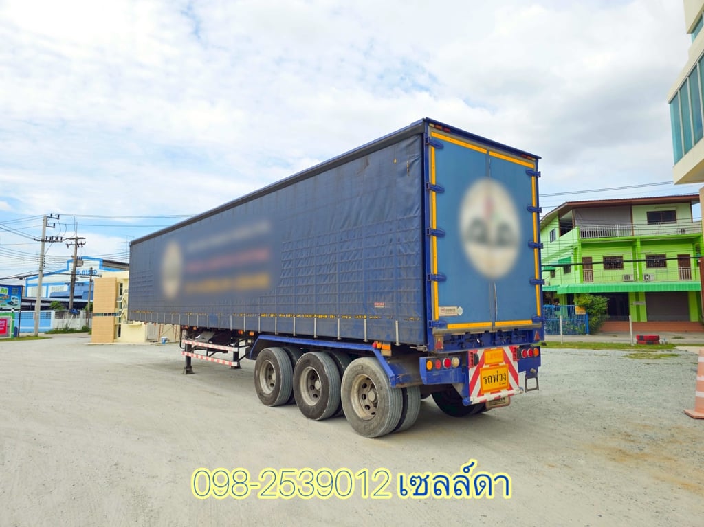 หางตู้ผ้าใบ สามเพลา อู่สามมิตร ปี 2565(0160)