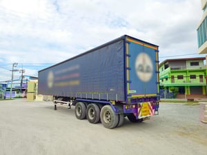 หางตู้ผ้าใบ สามเพลา อู่สามมิตร ปี 2565(0160)