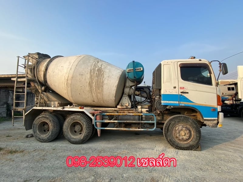  👉 สิบล้อโม่ปูน HINO FM1A 330 แรง ปี 2555 (1281)