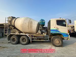  👉 สิบล้อโม่ปูน HINO FM1A 330 แรง ปี 2555 (1281)