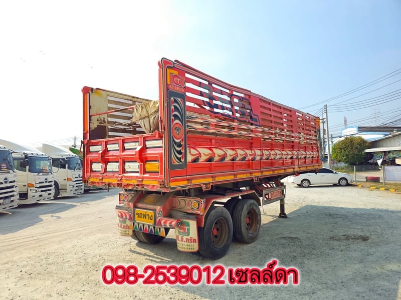 🚨Sาคา 320,000 -🚨 หางเซมิดั้มพ์ สองเพลา อู่ CTT ปี 2566 (9079)