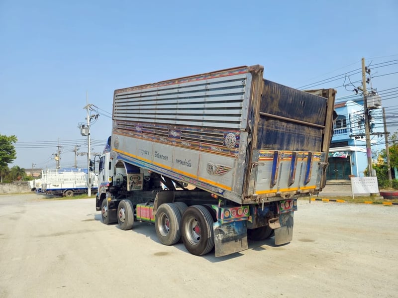 💙สิบสองล้อดั้มพ์แท้ ISUZU FYH 360 แรง ปี 2555 (0856)