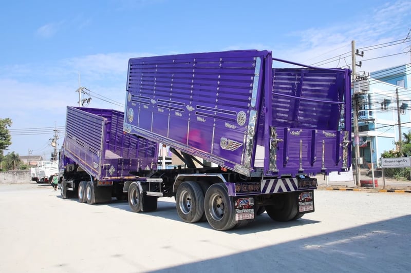 ISUZU FXZ 360แรงม้า รถบรรทุก 10ล้อ พ่วงแม่ลูก ปี2011 (9033,0857)