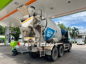 #สิบล้อโม่ปูน 7คิว เลขไมล์ 49,xxx Hino FM1A 344 ปี67(2081)
