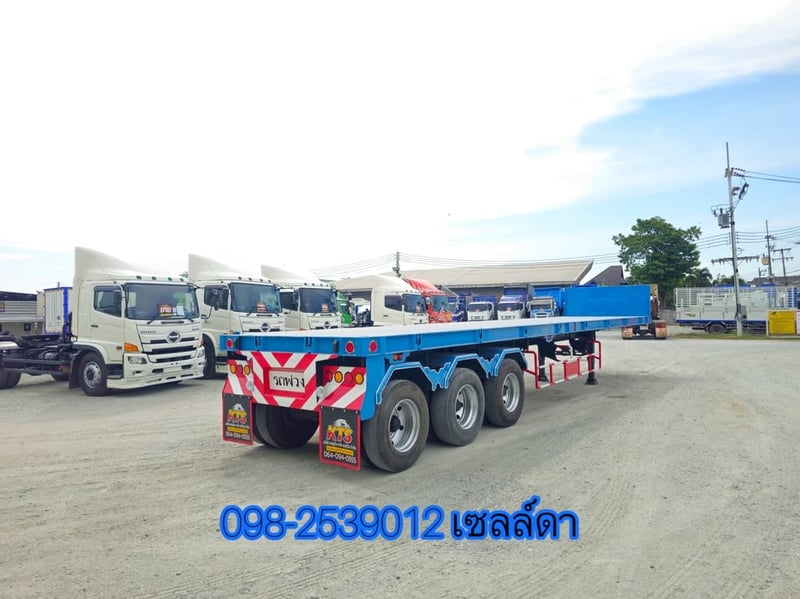 👉 หางพื้นเรียบ สามเพลา อู่ ST ปี 2558 (8932)