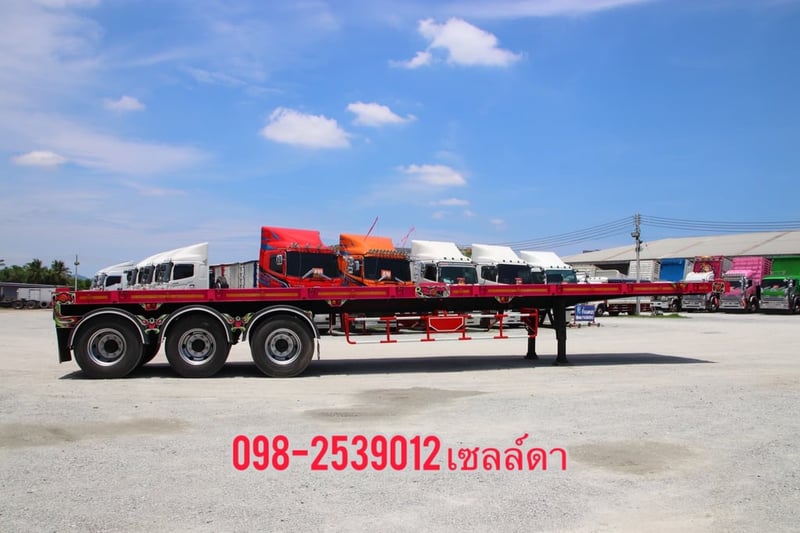 หางพื้นเรียบ สามเพลา อู่เดอะซัน ปี 2565(0376) หางพื้นเรียบ สามเพลา อู่เดอะซัน ปี 2565(0376)