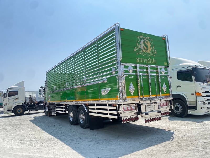 💚สิบล้อคอก HINO FL8J 260 ปี 66 สภาพนางฟ้าในราคามือสอง(5115)