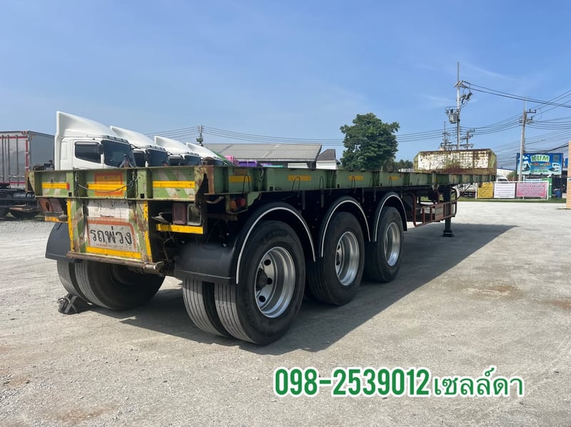 หางพื้นเรียบ สามเพลา อู่ BPT ปี 2558(7339)