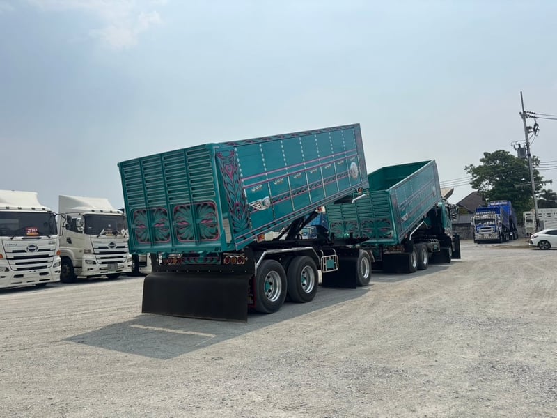 🩵สิบล้อดั้มพ์แม่ลูก🩵 ISUZU FXZ 360 แรง ปี 2565(1245,1246)