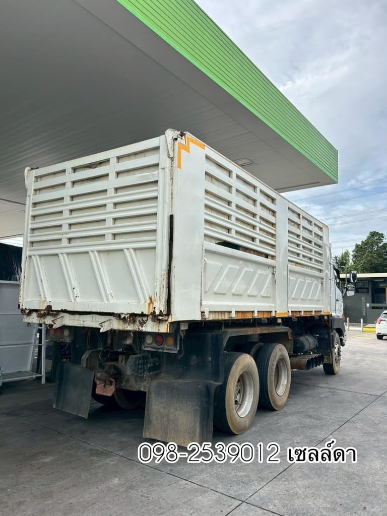สิบล้อดั้มกระบะสามมิตรแท้ Hino Victor 344 ปี59(3775)