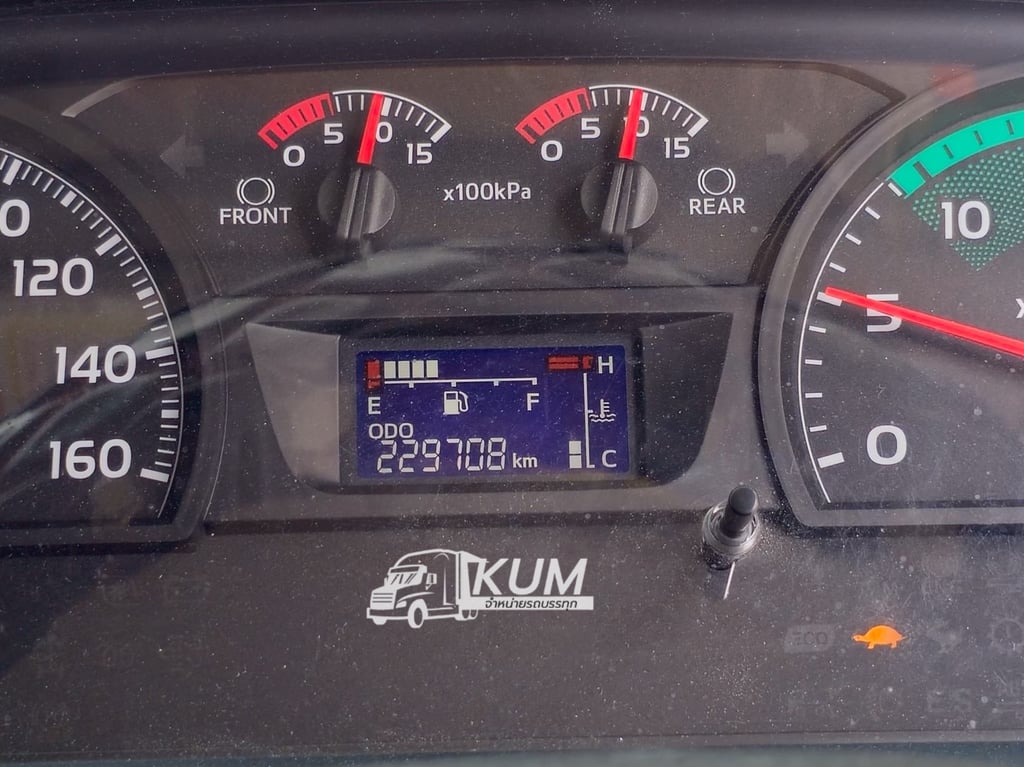 🔥มีระบบเป่าปูนผง  🔥ยางใหม่ 10 เส้น,  สิบล้อหัวลาก  HINO FM1A 344 แรง ปี 2566(6448)