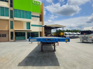 หางพื้นเรียบ  สามเพลา  อู่ WAFA  ปี 2565 (8655)