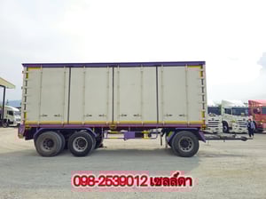 🔥รถเข้าใหม่ พร้อมใช้  หางตู้สิบบาน สามเพลา อู่เซฟดีล ปี 2563(4972)