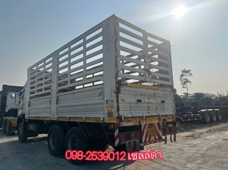 🩵สิบล้อคอก เพลาเดียว Isuzu FVM300 ปี63 (4490)