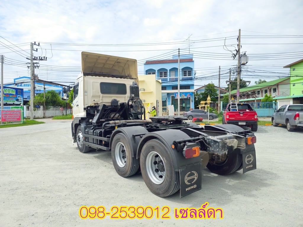 🔥มีระบบเป่าปูนผง  🔥ยางใหม่ 10 เส้น,  สิบล้อหัวลาก  HINO FM1A 344 แรง ปี 2566(6448)