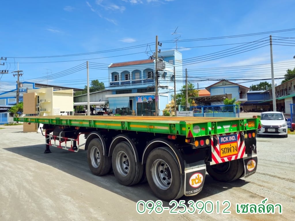 หางพื้นเรียบ สามเพลา อู่ RCK ปี 2566 (5612) หางพื้นเรียบ สามเพลา อู่ RCK ปี 2566 (5612)