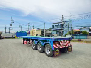 หางพื้นเรียบ สามเพลา อู่ ST ปี 2558 (8932)