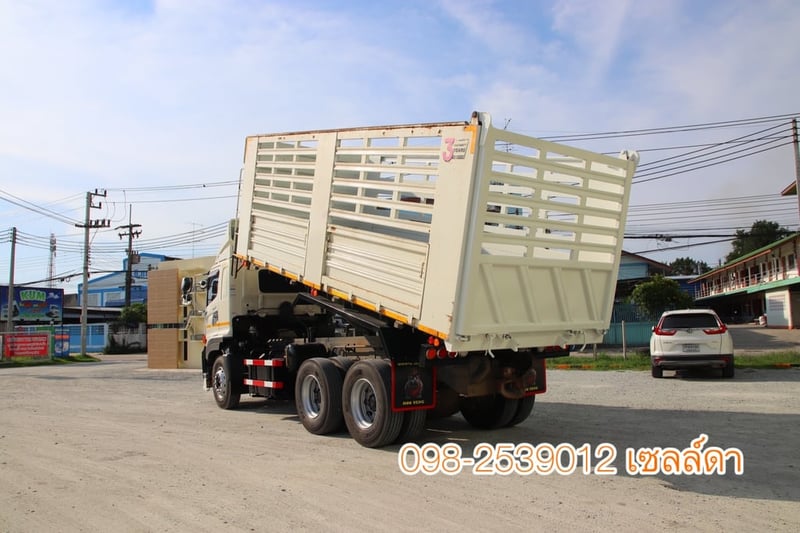 สิบล้อดั้มพ์กระบะสามมิตร HINO FM1A 344 แรง ปี 2566(7371)