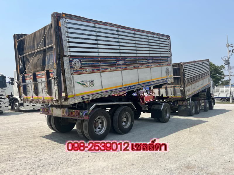 สิบสองล้อดั้มพ์ ISUZU FYH 360 แรง ปี 2555 (0856,0857)