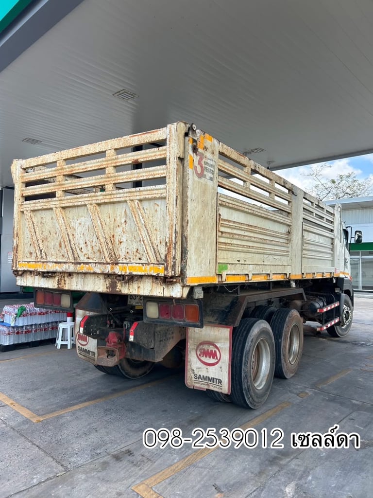 สิบล้อดั้มกระบะสามมิตรแท้ Hino Victor 344 ปี60(2539)