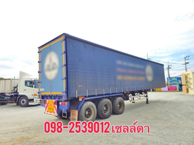 หางตู้ผ้าใบ สามเพลา อู่สามมิตร ปี 2565(0160)