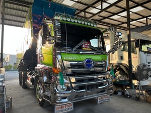 💚น้องเขียวนังโสดอยู่นะคะ💚😎 Hino FM1A344 ปี66(5902)