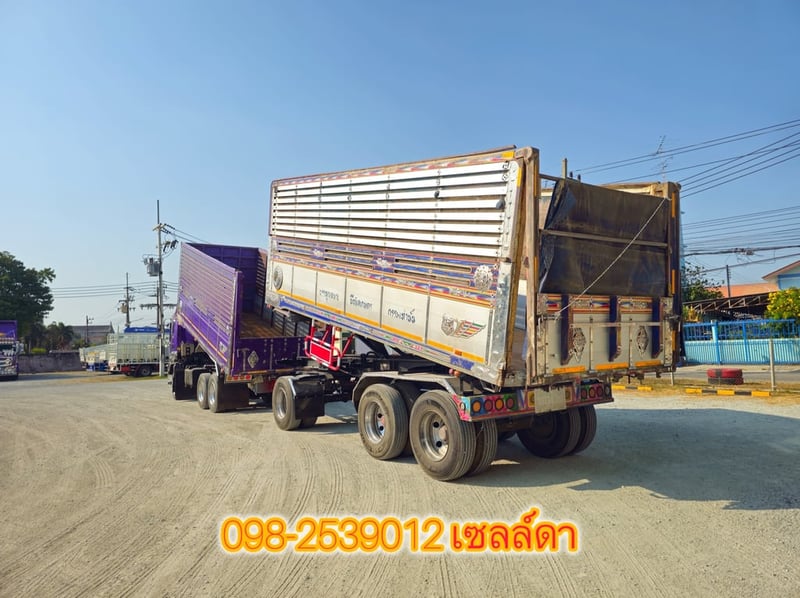 🚚สิบล้อดั้มพ์ พ่วงเเม่ปี 54 ลูกปี 57 ISUZU FXZ 360 เเรงม้า (9033)(2502)