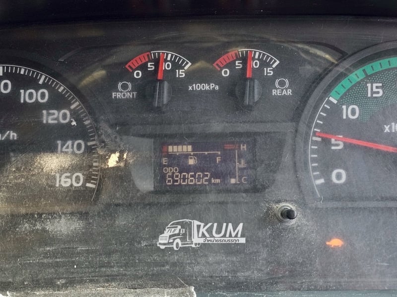 สิบล้อตู้สิบบาน HINO FL8J 260 แรง ปี 2561 (2716)