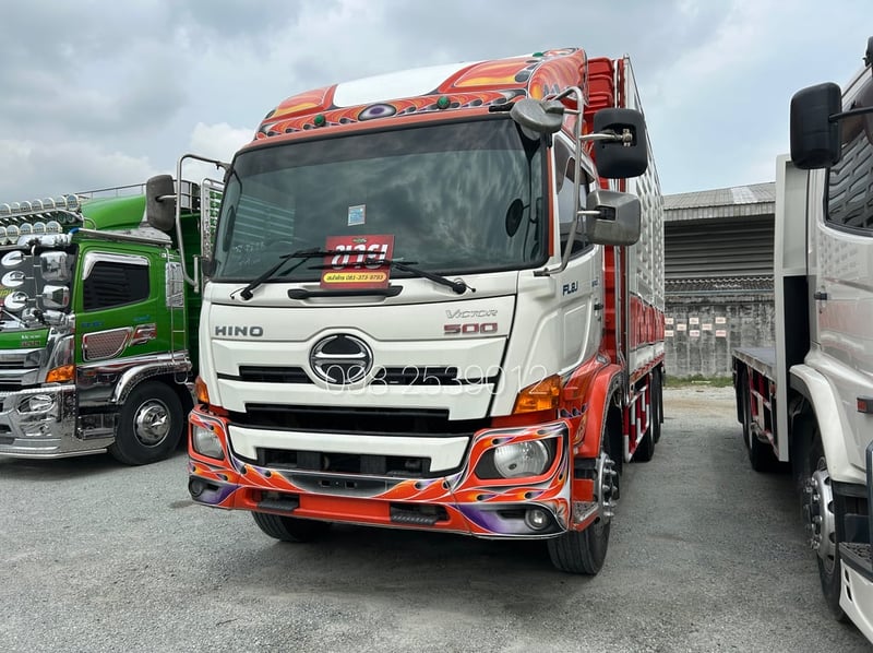 👉สิบล้อคอก HINO FL8J 260 แรง ปี 2559(2895)