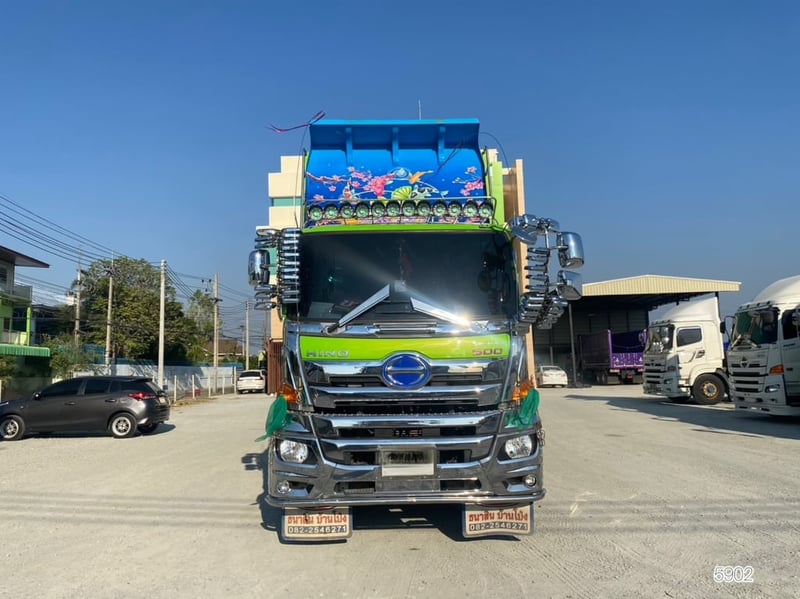 💚น้องเขียว💚  สิบล้อดั้มพ์ HINO FM1A 344  แรง ปี 2566(5902)
