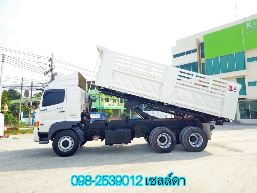 สิบล้อดั้มพ์สามมิตแท้ HINO FM1A 344 แรง ปี 2559(3775) สิบล้อดั้มพ์สามมิตแท้ HINO FM1A 344 แรง ปี 2559(3775)