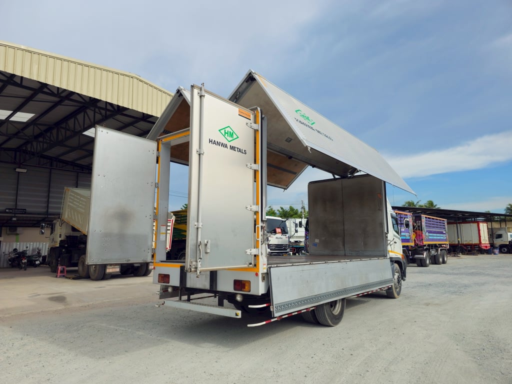 หกล้อตู้สองบาน HINO FG8J 240 แรง (3995) หกล้อตู้สองบาน HINO FG8J 240 แรง (3995)
