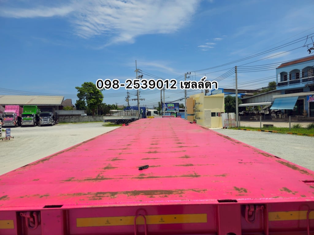 หางพื้นเรียบ สามเพลา อู่เดอะซัน ปี 2565(0376)